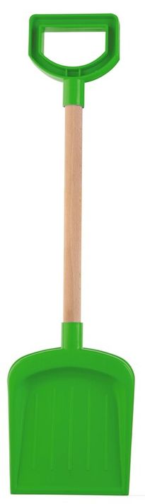 ANDRONI - Lopată cu mâner din lemn și mâner - lungime 53 cm, verde