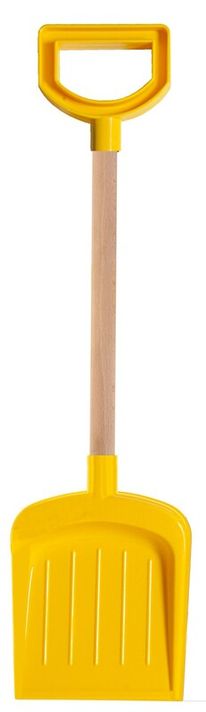 ANDRONI - Lopată cu mâner din lemn și mâner - lungime 53 cm, galben