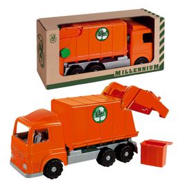 ANDRONI - Millennium camion de gunoi - lungime 52 cm, portocaliu