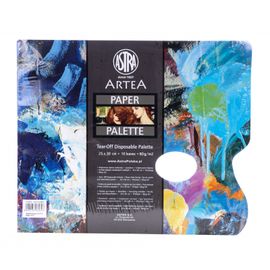ASTRA - ARTEA Paleta de hârtie pentru amestecarea culorilor, 25x30cm, 10buc, 325122002