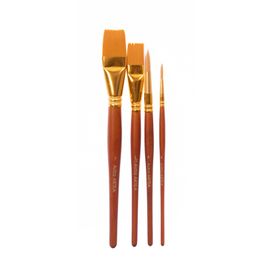 ASTRA - ARTEA Set de pensule profesionale pentru artiști, 4 bucăți, 315122002