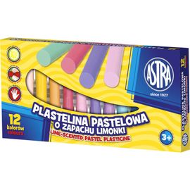 ASTRA - Plastilină pastel ASTRA cu parfum 12 culori