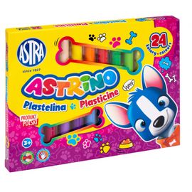 ASTRA - ASTRINO - Plastilină școlară ASTRINO 24 culori, 303221004
