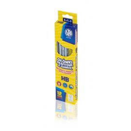 ASTRA - Creion simplu cu gumă de șters, duritate HB, cutie, 206120010