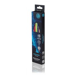 ASTRA - Creion simplu din lemn negru cu gumă de șters, duritate 2B, cutie, 206120016
