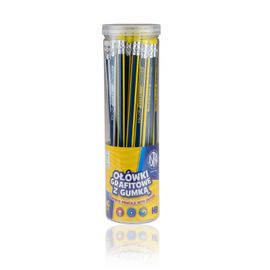 ASTRA - Creion HB simplu cu gumă de șters, suport, 206120008