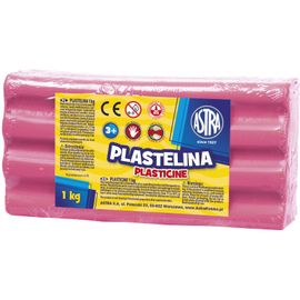 ASTRA - Plastilină 1kg Pink Light roz deschis, 303111007