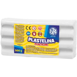 ASTRA - Plastilină 500g alb, 303117002