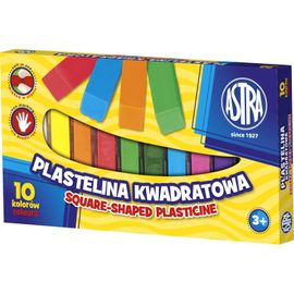 ASTRA - Plastilină pătrată 10 culori, 303115006