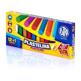 ASTRA - Plastilină de bază 12 culori + 1 gratuit, 303115007