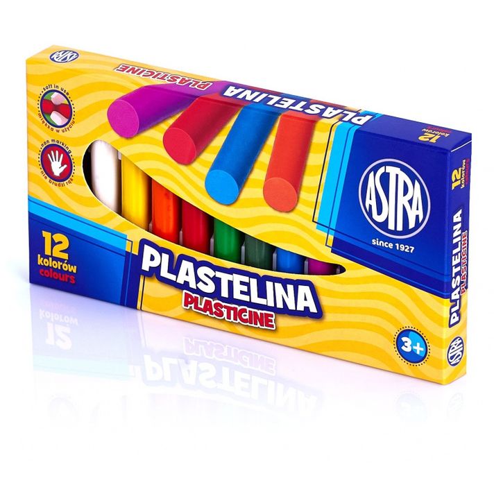 ASTRA - Plastilină de bază 12 culori, 83813906