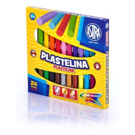 ASTRA - Plastilină de bază 24 de culori, 303110001