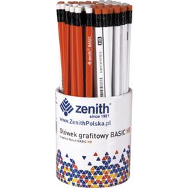 ASTRA - ZENITH Basic, Creion obișnuit HB cu radieră, amestec de culori, suport, 206315005