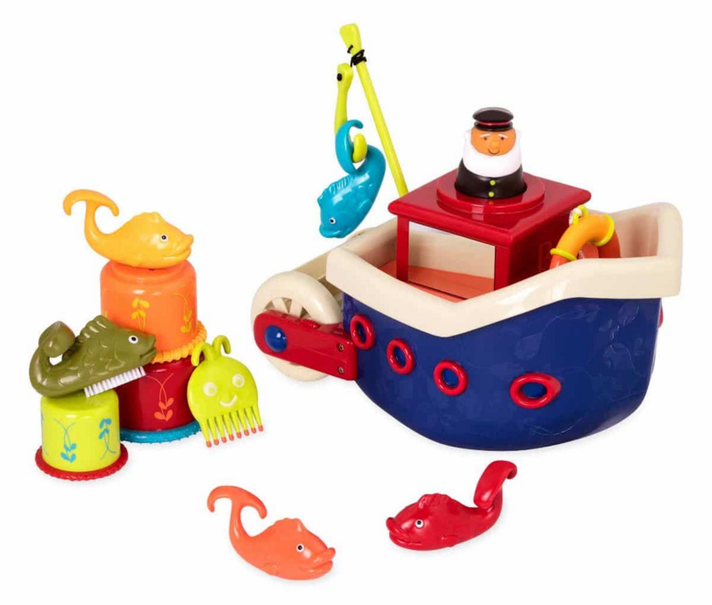 B-TOYS - Barca cu Căpitanul Fish & Splish