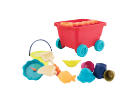 B-TOYS - Red Sand Toy Cart