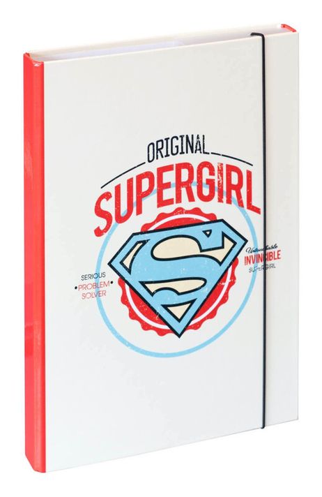 BAAGL - Dosare pentru caiet școlar A4 Supergirl