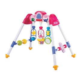 BABY MIX - Joc pentru copii trapez educativ De Lux roz