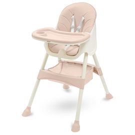 BABY MIX - Scaun de masă Nora dusty pink