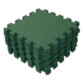 BABYDAN - Covoraș de joacă puzzle Dark Green90x90 cm