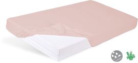 BABYMATEX - Foaie de pat impermeabil cu bandă de cauciuc Bamboo 70x140 cm roz