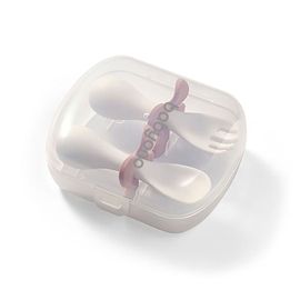 BABYONO - Tacâmuri ergonomice pentru copii roz