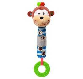 BABYONO - Jucărie care scârțâie cu teether George maimuța 3m+
