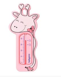 BABYONO - Termometru cu apă - girafă roz