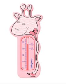 BABYONO - Termometru pentru apă - roz girafă