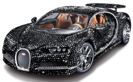 BBURAGO - 1:18 Versiune limitată Bugatti Chiron Crystal