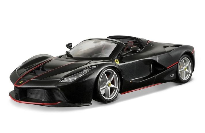BBURAGO - 1:24 Ferrari Laferrari Aperta Metalic Negru