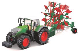 BBURAGO - Tractor agricol 1:50 Fendt 1050 Vario cu grebla rotativa