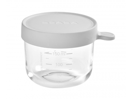 BEABA - Ceașcă de sticlă pentru alimente de 150 ml Light Mist din sticlă