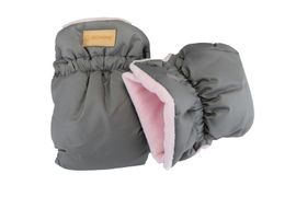BOMIMI - FLAF PREMIUM Mănuși pentru cărucior, silver-pink