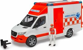 BRUDER - Ambulanță MB Sprinter cu șofer