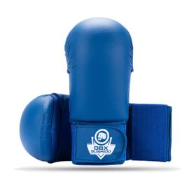 BUSHIDO - Mănuși de karate DBX DBX-KM albastru, L