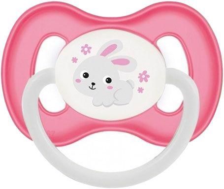 CANPOL BABIES - Suzeta din cauciuc cireșe 6-18m Bunny & Company - roz