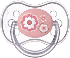 CANPOL BABIES - Suzetă din silicon simetrică 0-6m Nou-născut - roz