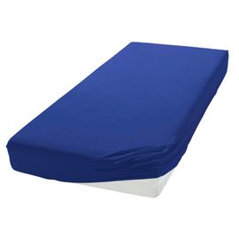 CARBOTEX - Lenjerie de pat / cearșaf, Jersey Albastru marin, 180/200cm, MMT33