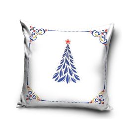 CARBOTEX - Față de pernă de Crăciun Blue Tree, 40/40cm, PNL231233