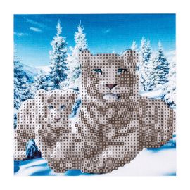 CENTRUM LITHUANIA - Mozaic cu diamante 5D White Tiger (20x20 cm)