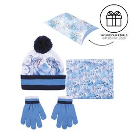 CERDÁ - Set de iarnă în pachet cadou (șapcă, guler, mănuși) DISNEY FROZEN, 2200007938