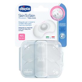 CHICCO - Protecție pentru sfârcuri SkinToSkin silicon 2 buc, M/L