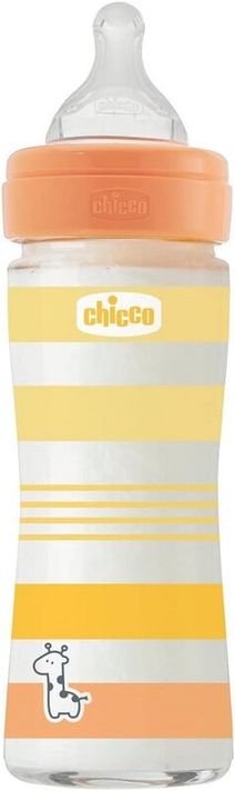 CHICCO - Sticlă de sticlă pentru copii Well-being silicon 240ml uni