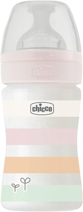 CHICCO - Biberon pentru sugari Well-being silicon 150ml fată