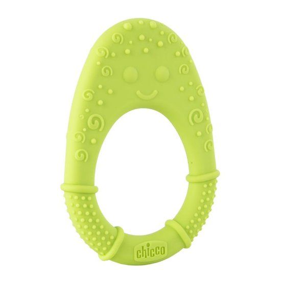 CHICCO - Teether siliconic Super Soft Avocado 2 m+