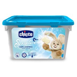 CHICCO - Capsule de gel de spălare Sensitive, 16 buc.
