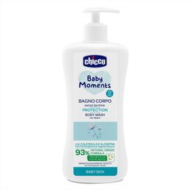 CHICCO - Șampon pentru corp cu dozator Baby Moments Protection 93 % ingrediente naturale 500 ml