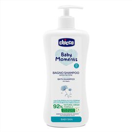CHICCO - Baby Moments 92% Ingrediente Naturale Șampon pentru păr și corp 750 ml