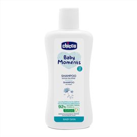 CHICCO - Șampon pentru păr Baby Moments 92 % ingrediente naturale 200 ml