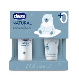 CHICCO - Set de cosmetice Natural Sensation - We Are Two 0m+